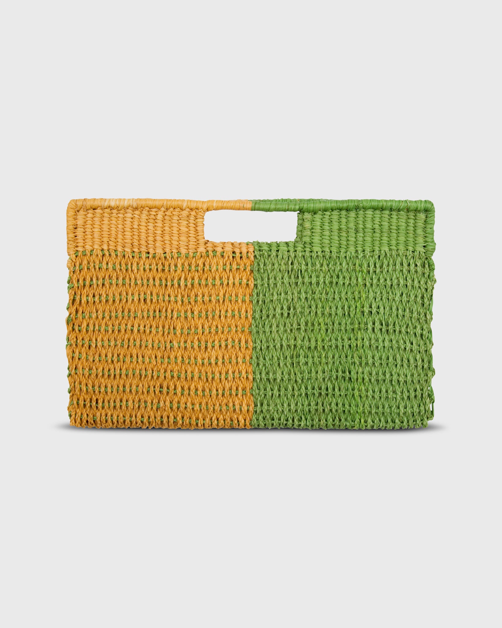 Small Grenada Bag in Parrot Green/Cinnamon