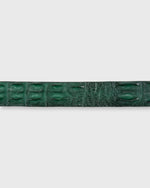 Load image into Gallery viewer, 1 3/8&quot; Hornback Crocodile Belt in Green
