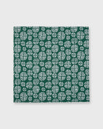 Load image into Gallery viewer, Bandana Green Pom Flower Print Poplin
