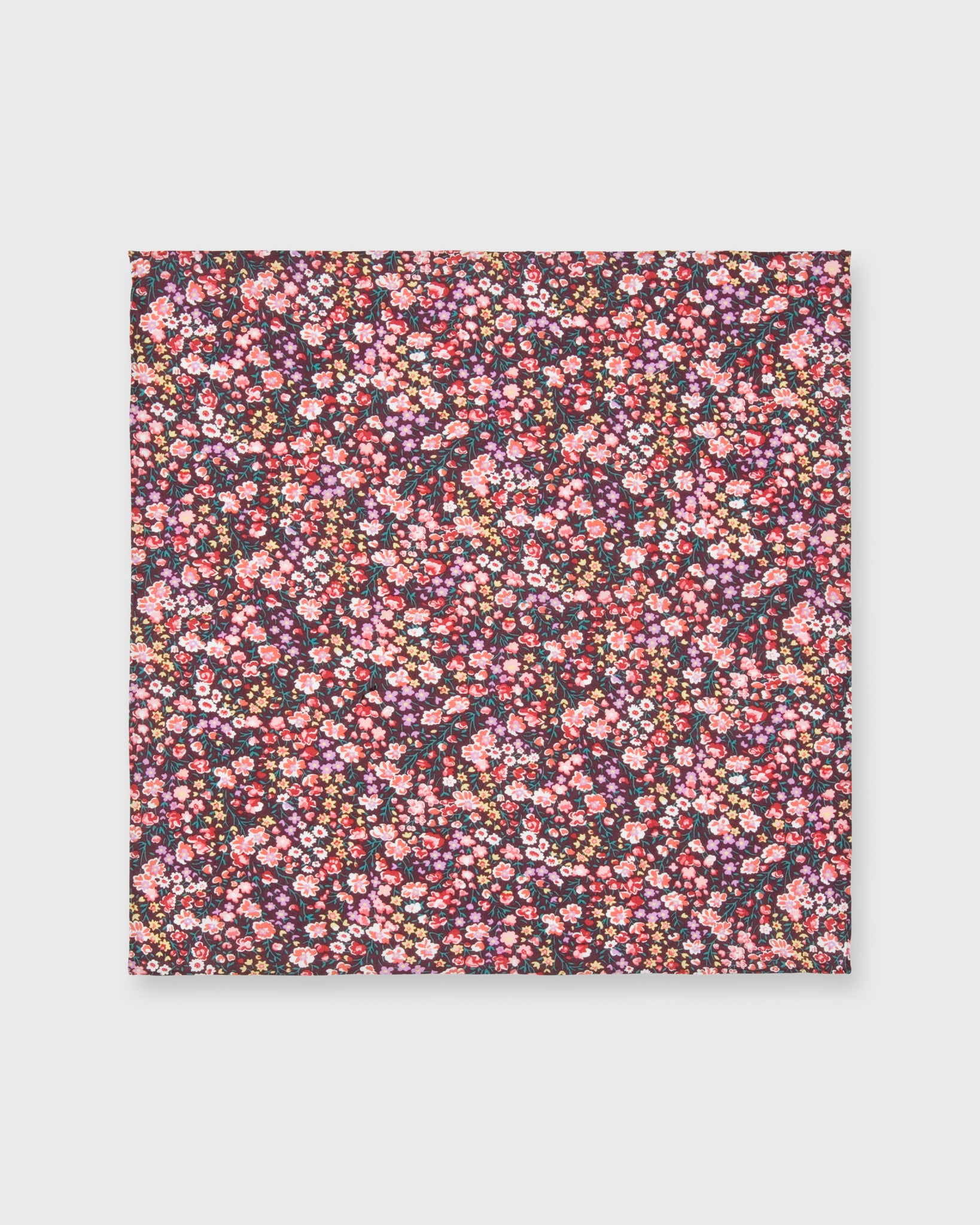 Cotton Print Pocket Square Pink Phoebe & Jo Liberty Fabric