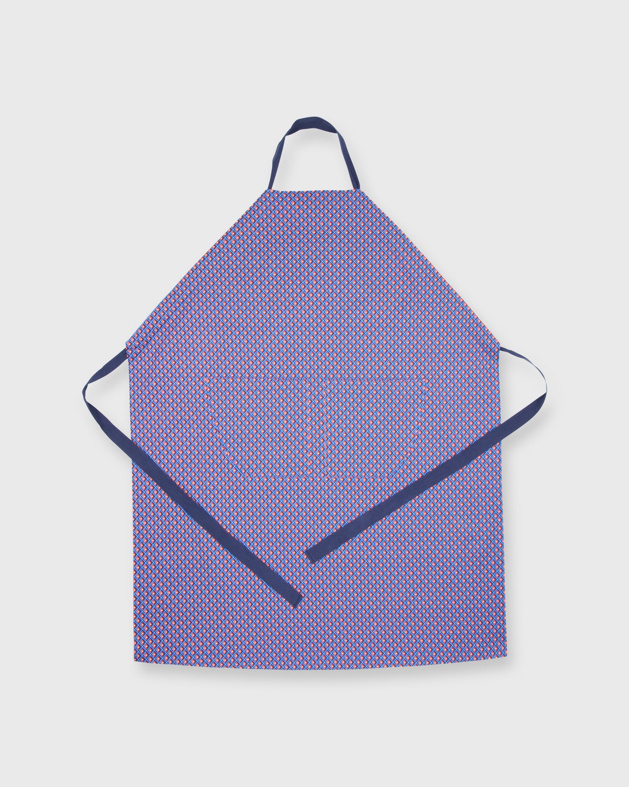 Apron Blue/Red Diams Liberty Fabric