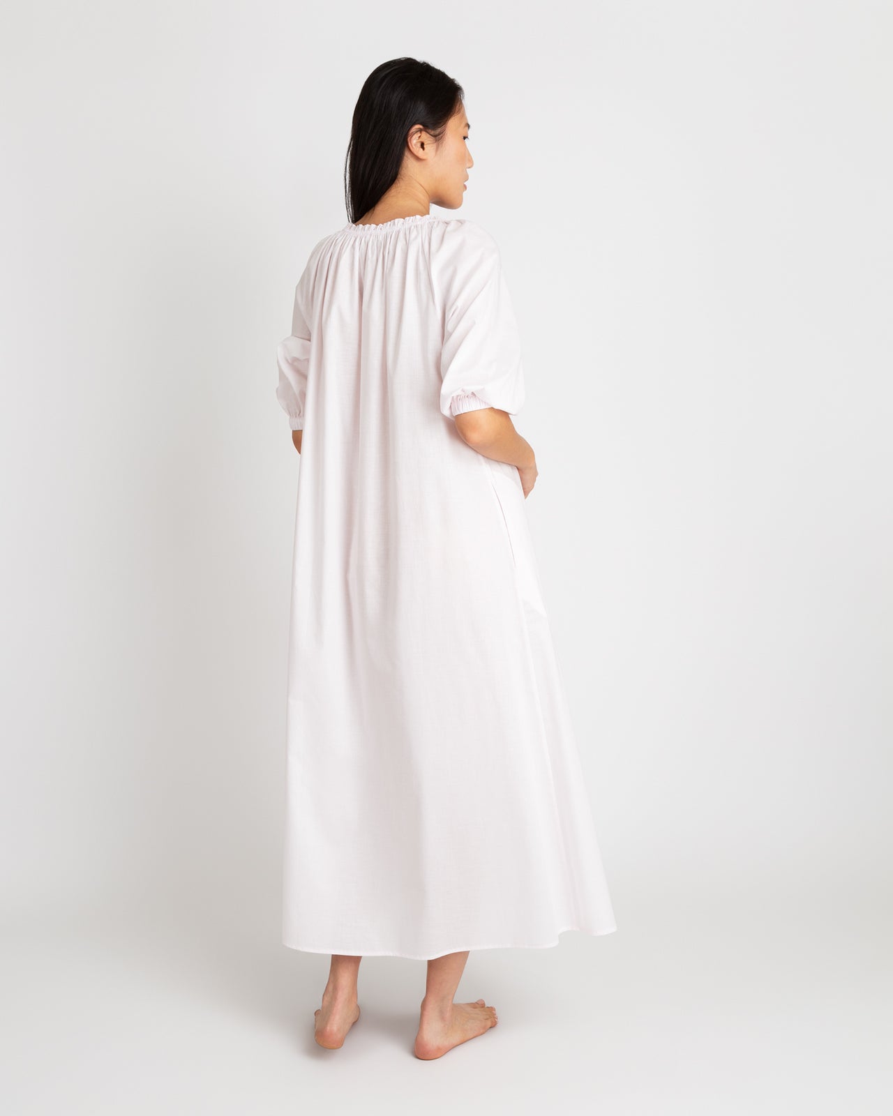 Lucy Nightdress Pale Pink Cotton Lawn
