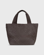 Load image into Gallery viewer, Mercato Handwoven Tote in Chocolate Leather
