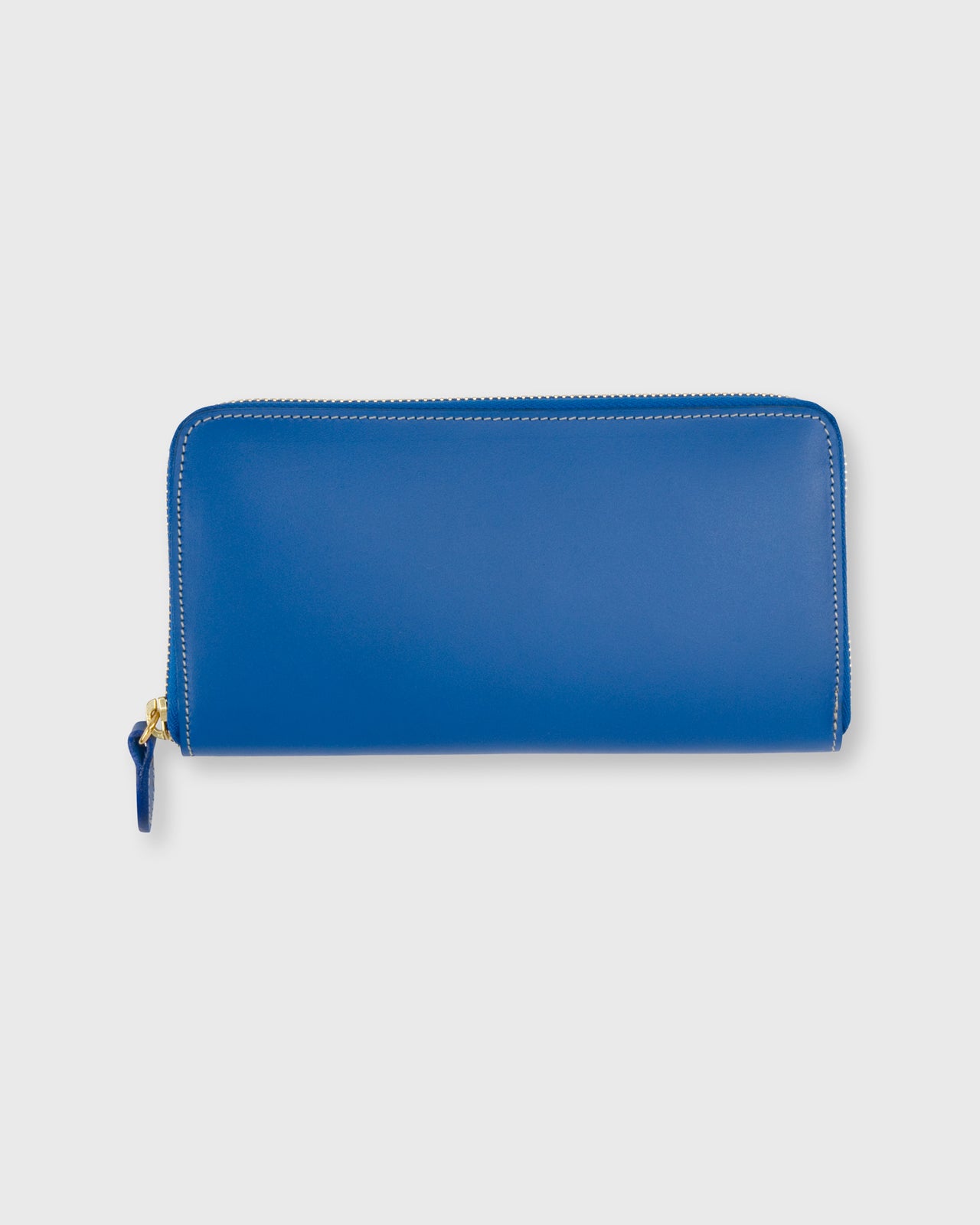 Zip Wallet in Cobalt Leather