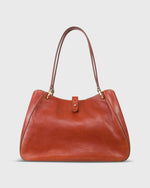 Load image into Gallery viewer, Alissa Satchel Bag in English Tan Leather

