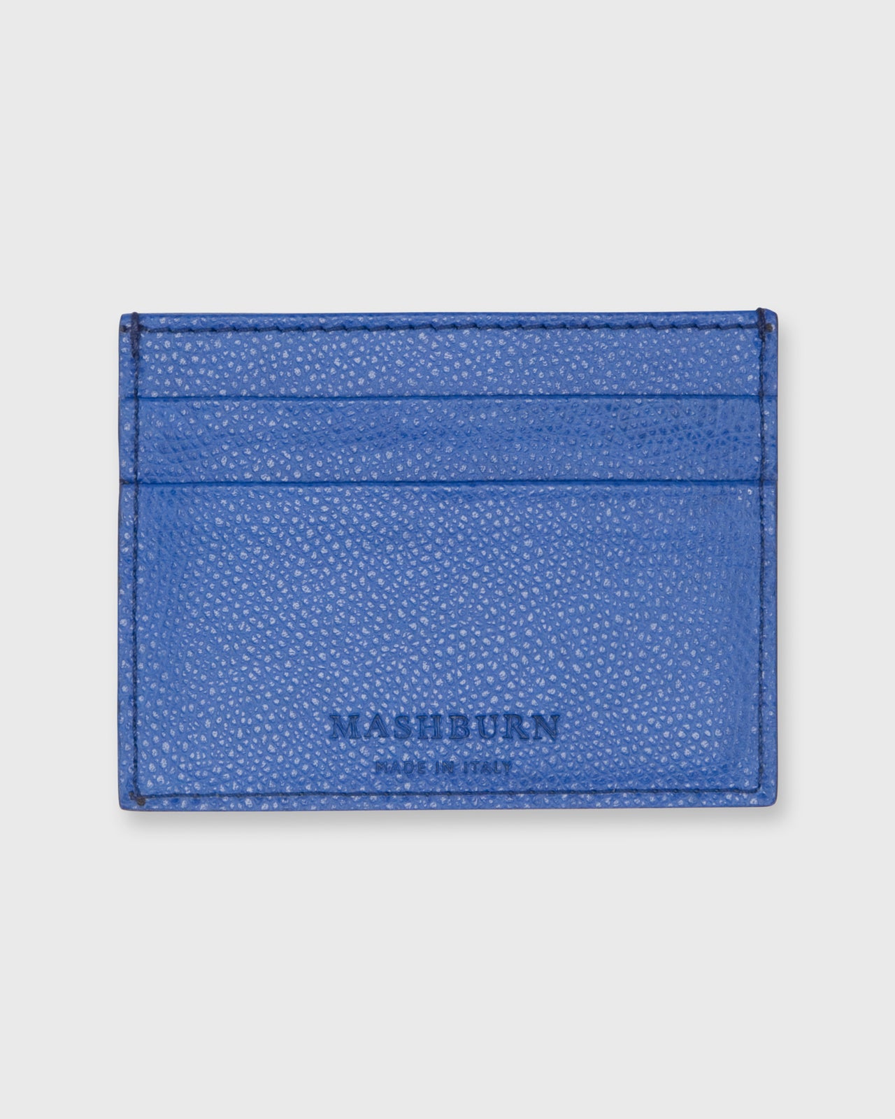 Card Holder in Cobalt Leather