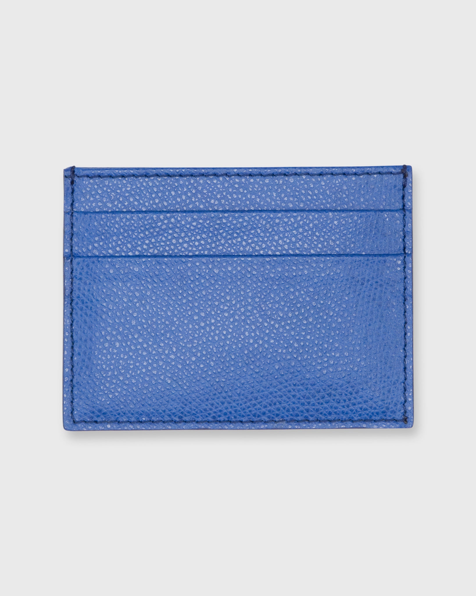Card Holder in Cobalt Leather