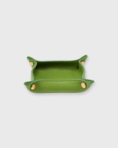 Soft Small Square Tray in Avocado Leather