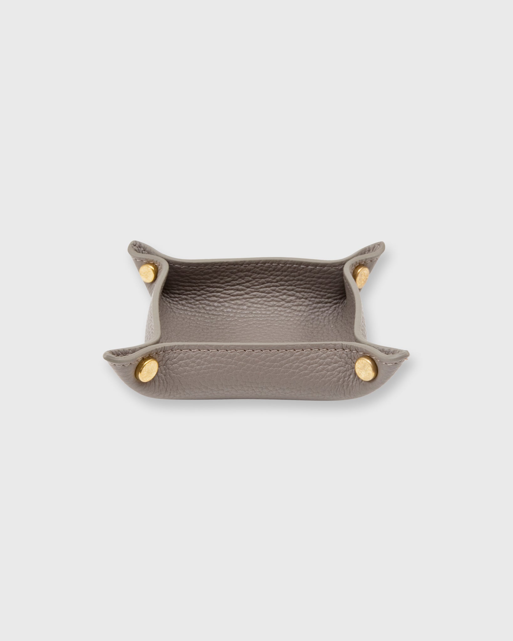 Soft Small Square Tray in Elephant Leather
