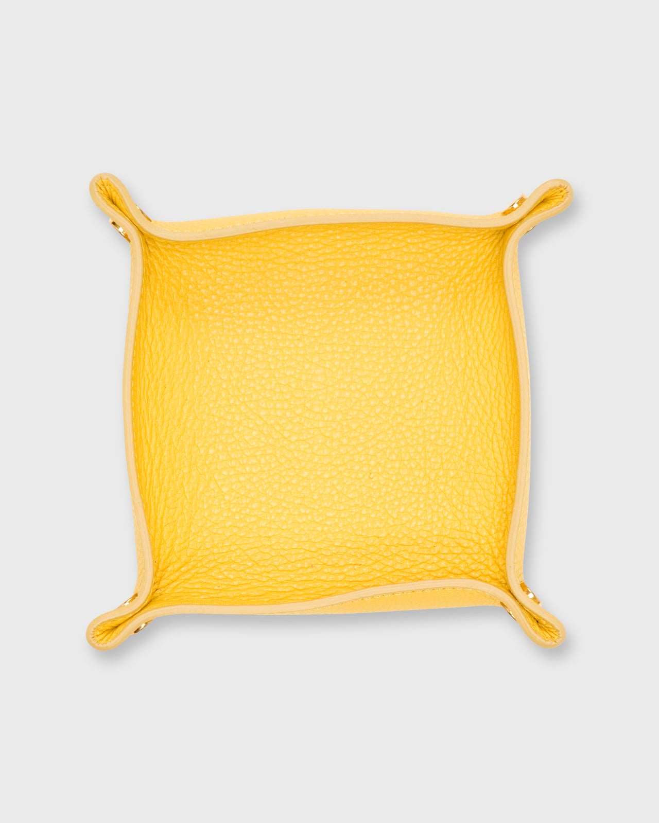 Soft Medium Square Tray in Sun Leather