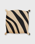 Load image into Gallery viewer, Soft Medium Square Tray in Dark Brown Leather/Zebra Calf Hair
