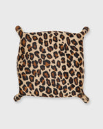 Load image into Gallery viewer, Soft Medium Square Tray in Orange Leather/Leopard Calf Hair
