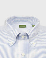 Load image into Gallery viewer, Button-Down Dress Shirt in Blue University Stripe Oxford
