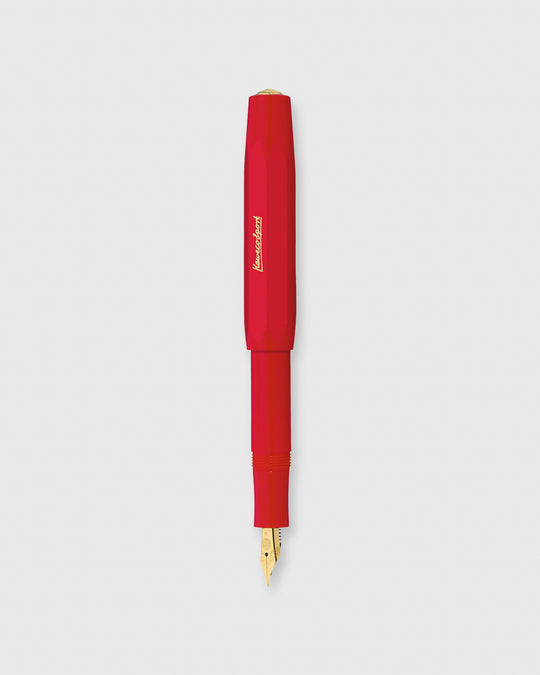 Classic Sport Fountain Pen Red