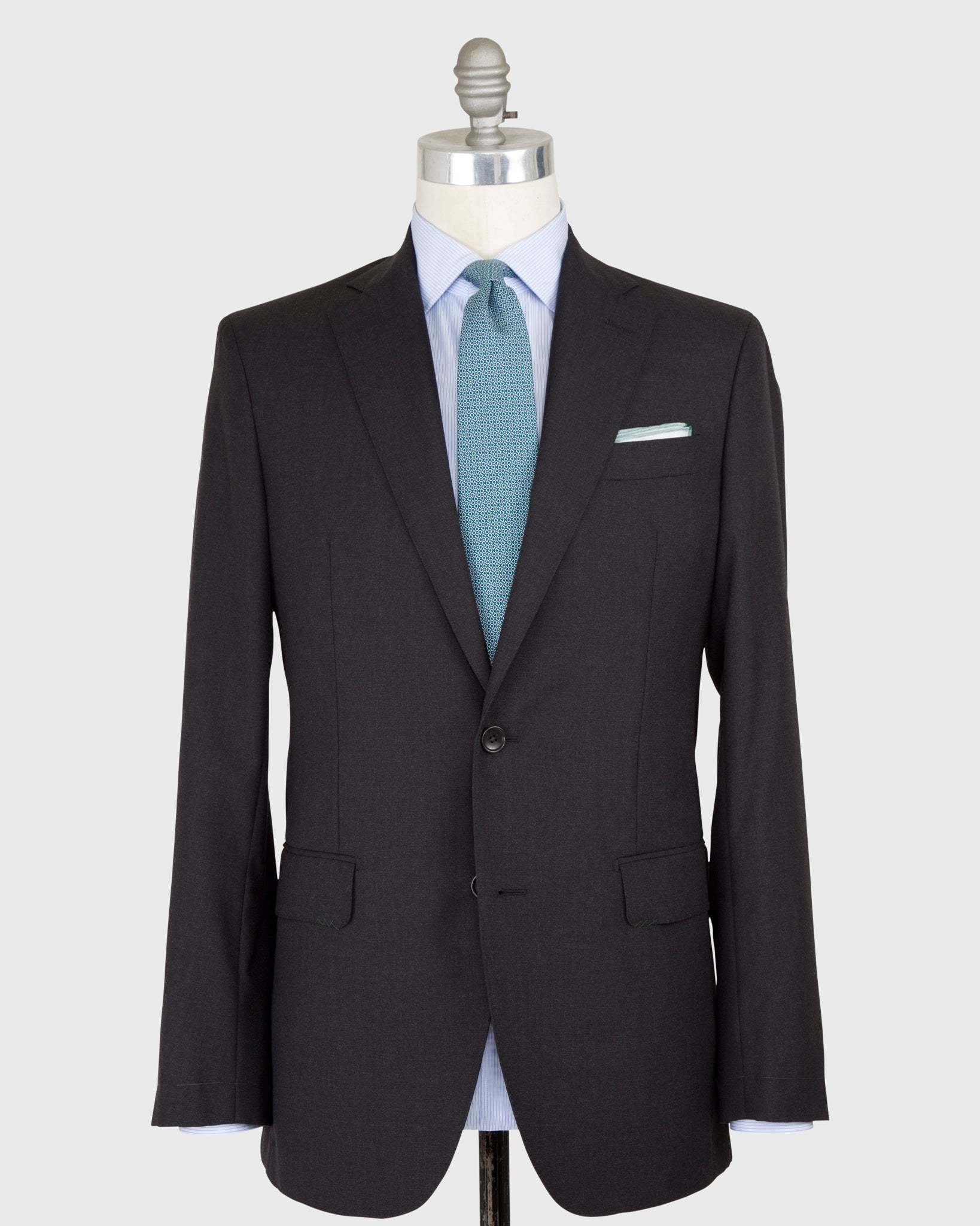 Kincaid No. 2 Suit in Charcoal Plainweave