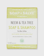 Load image into Gallery viewer, Body &amp; Hair Shampoo Bar Neem &amp; Tea Tree
