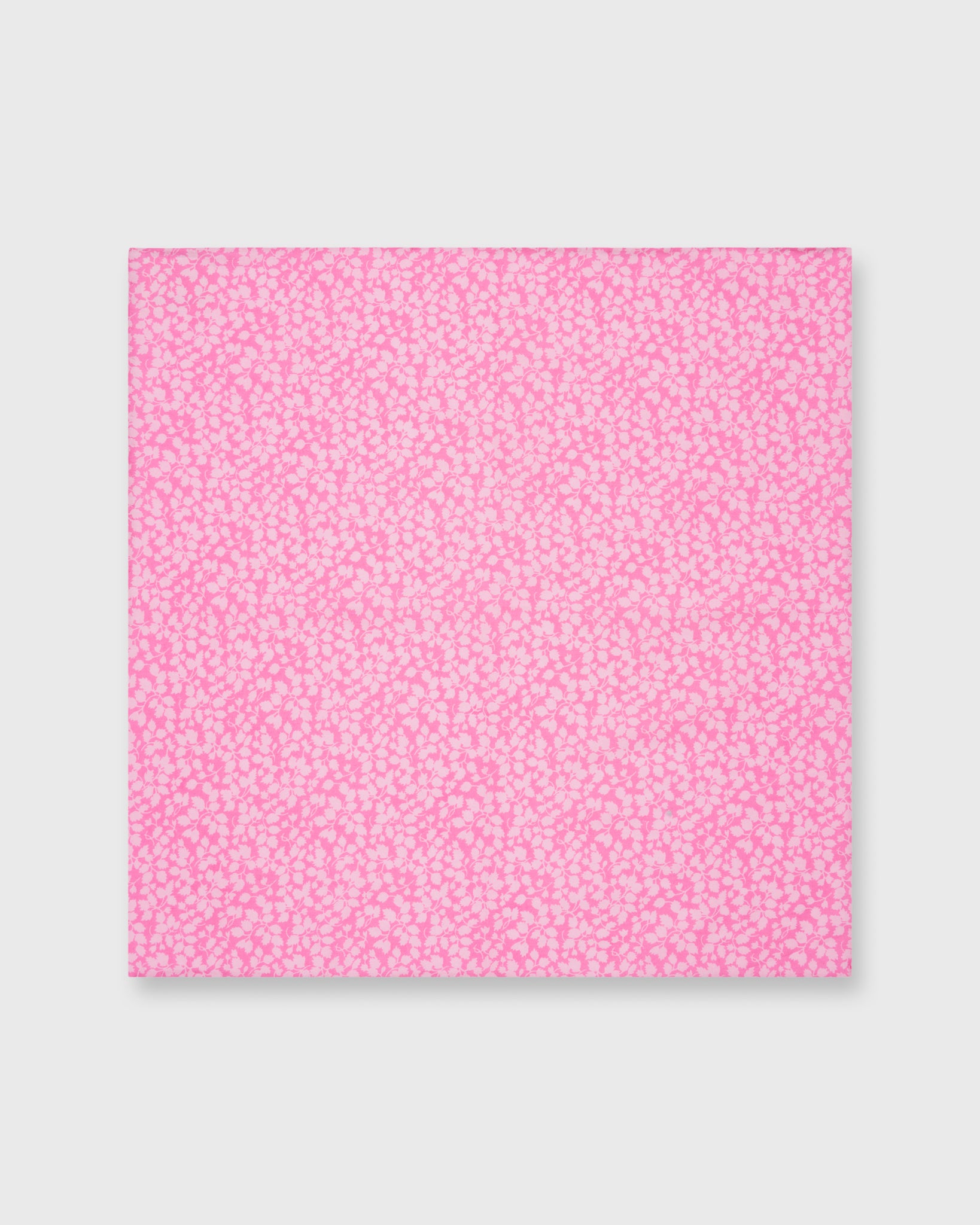 Cotton Print Pocket Square in Pink Glennjade Liberty Fabric