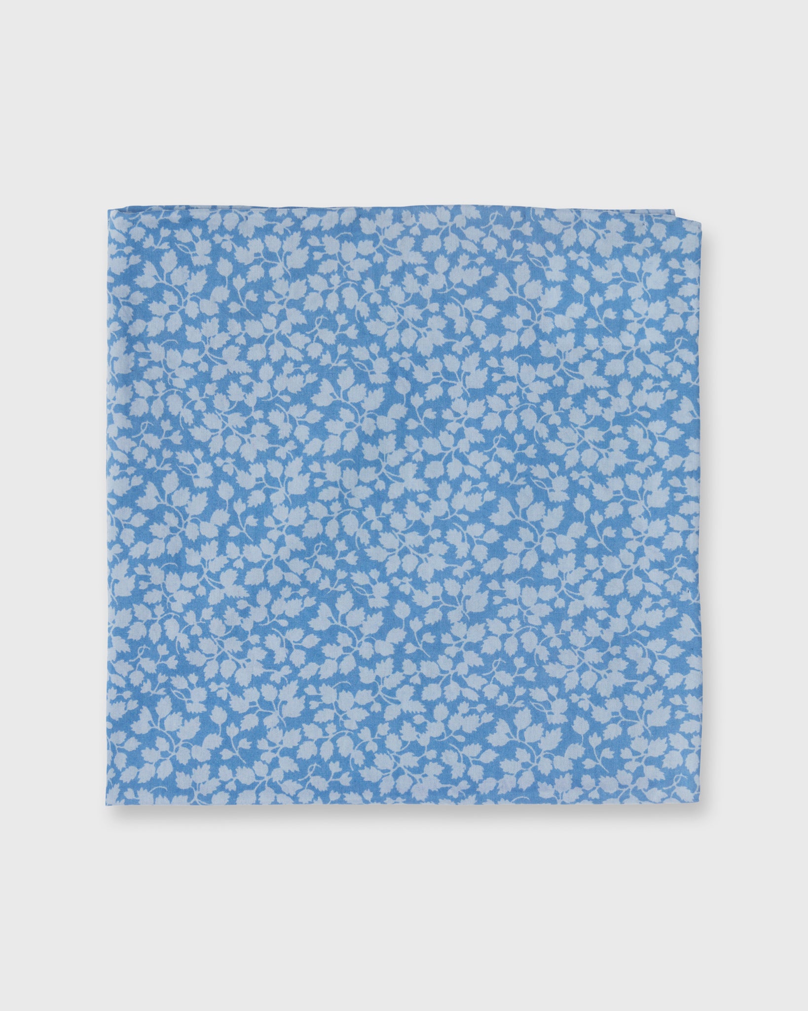 Cotton Print Pocket Square in Blue Glenjade Liberty Fabric