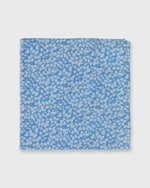 Load image into Gallery viewer, Cotton Print Pocket Square in Blue Glenjade Liberty Fabric
