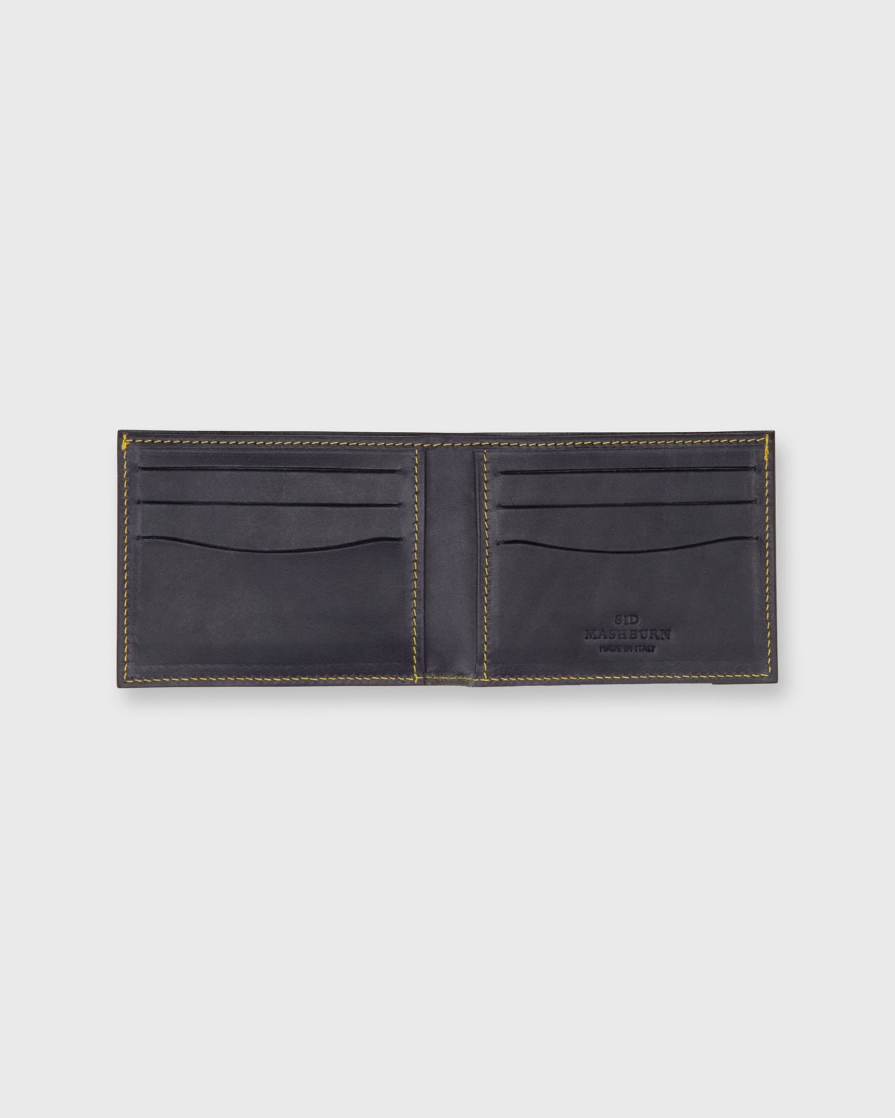 Bi-Fold Wallet in Navy Leather