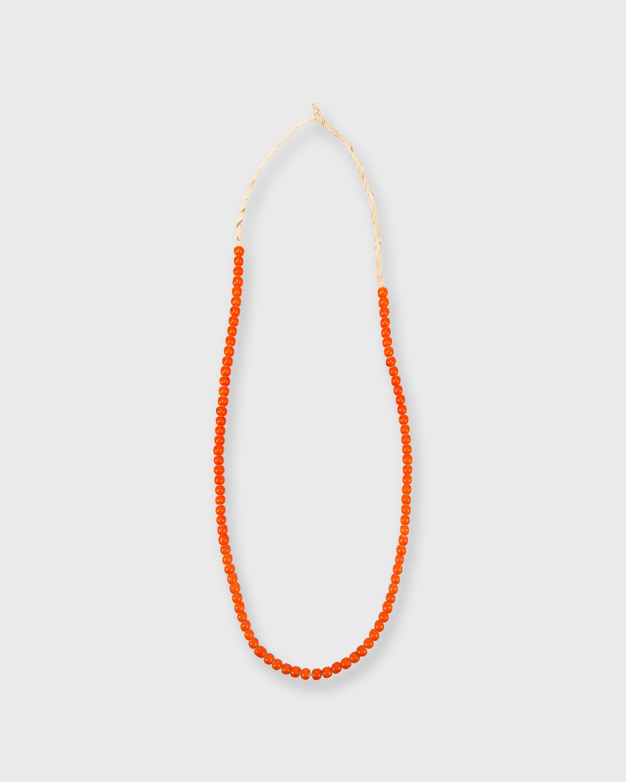 Small African Beads Orange