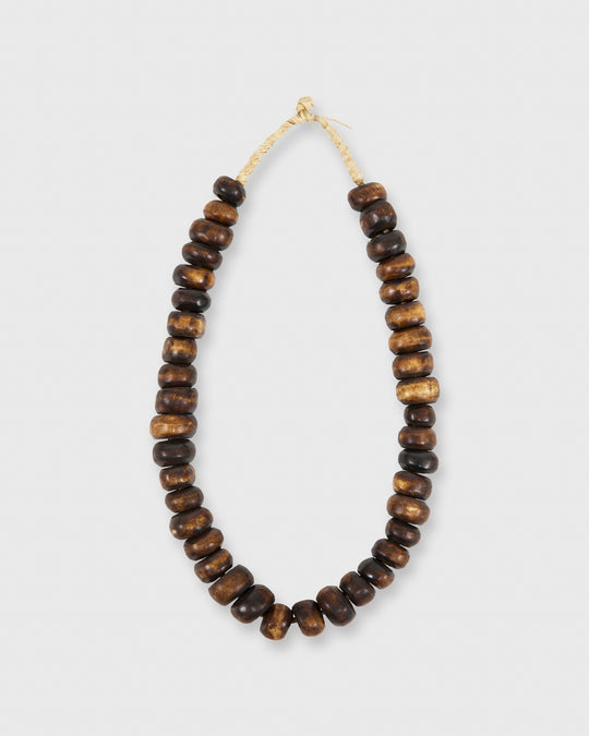 Large Cowbone Beads Brown