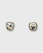 Load image into Gallery viewer, Bay Stud Earrings in Dalmatian
