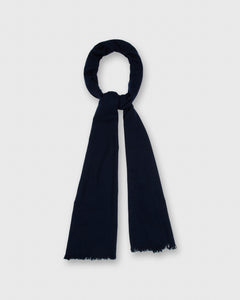 Cashmere Gauze Scarf in Navy