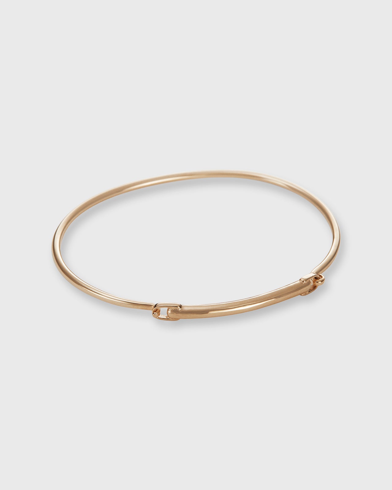 Fine Bracelet with Bar in Gold-Plated Brass
