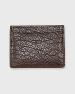 Load image into Gallery viewer, Card Holder in Chocolate Matte Alligator
