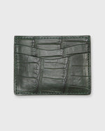 Load image into Gallery viewer, Card Holder in Green Matte Alligator
