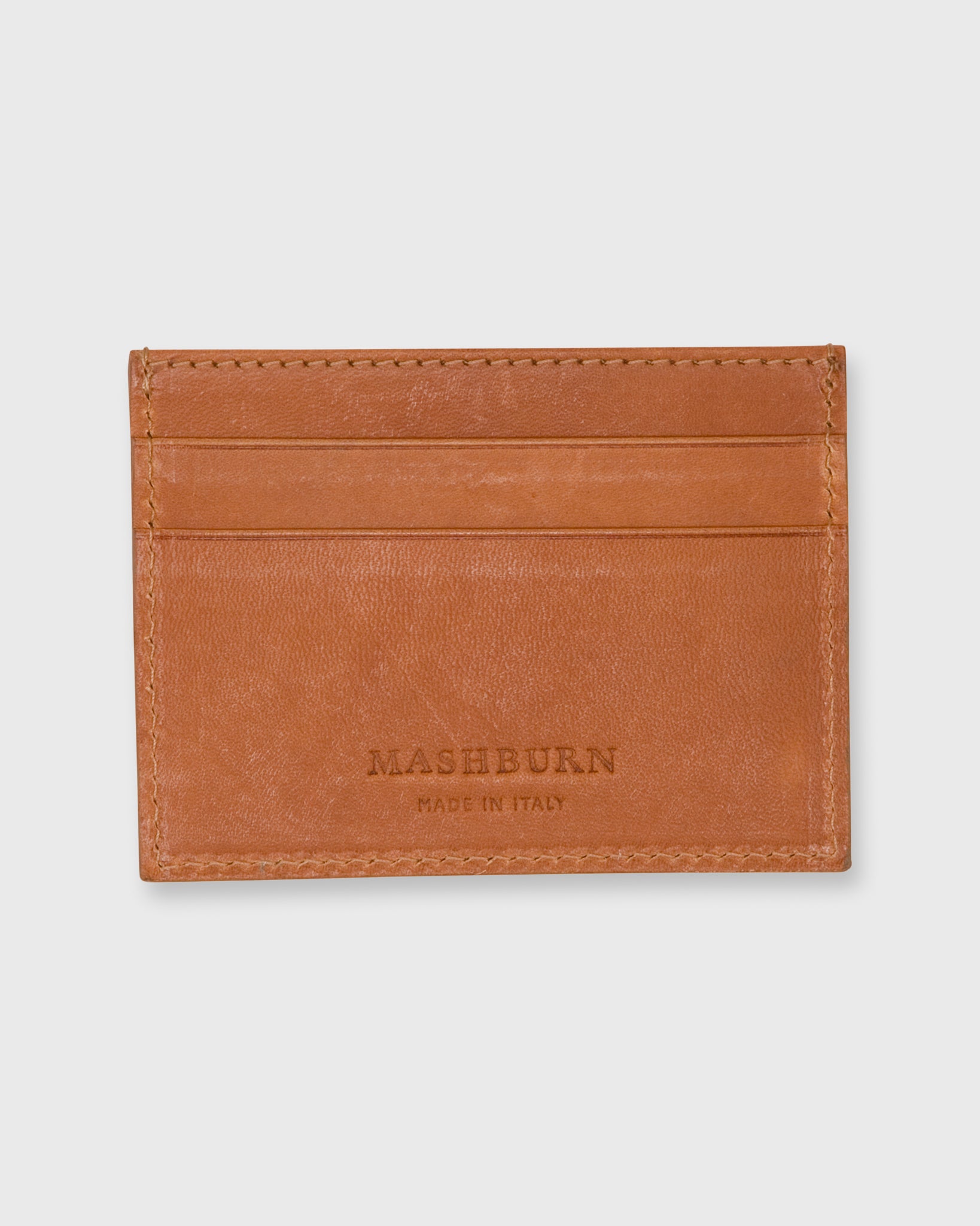 Card Holder in Tan Leather