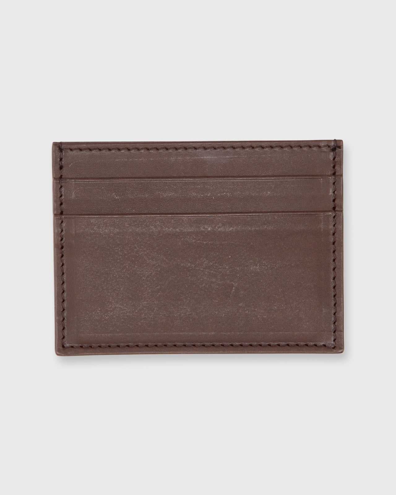Card Holder in Dark Brown Leather