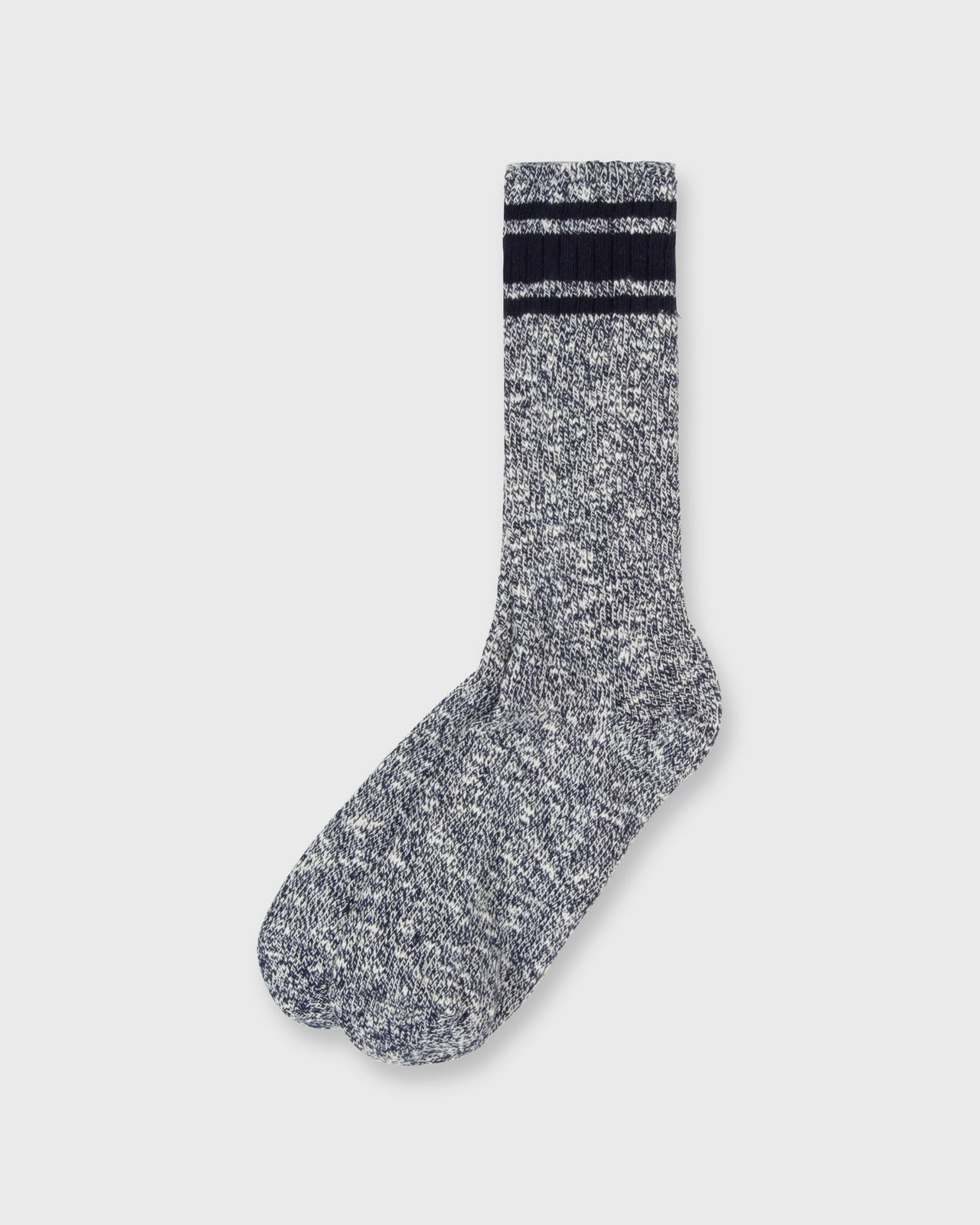 Varsity Slub Socks in Navy