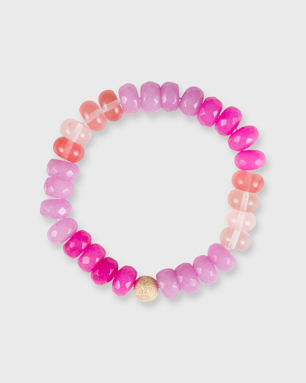 Semi Precious Beaded Bracelet in Upside Down