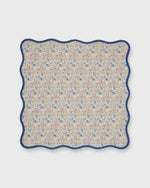 Load image into Gallery viewer, Scallop Edge Napkins (Set of 4) in Red/Blue/Yellow Katie &amp; Millie Liberty Fabric
