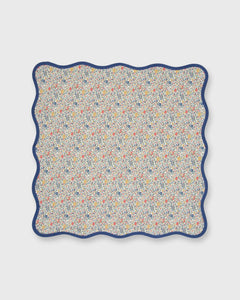 Scallop Edge Napkins (Set of 4) in Red/Blue/Yellow Katie & Millie Liberty Fabric
