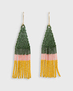 Load image into Gallery viewer, Franjette Earrings in Olive
