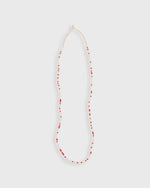 Load image into Gallery viewer, Tiny African Beads in Red/White
