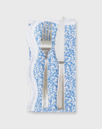 Load image into Gallery viewer, Scallop Edge Napkins (Set of 4) in Blue/White Glenjade Liberty Fabric
