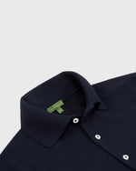 Load image into Gallery viewer, Hyannis Polo Sweater in Navy Cotton
