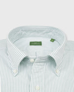 Load image into Gallery viewer, Button-Down Sport Shirt in Lovat University Stripe Oxford
