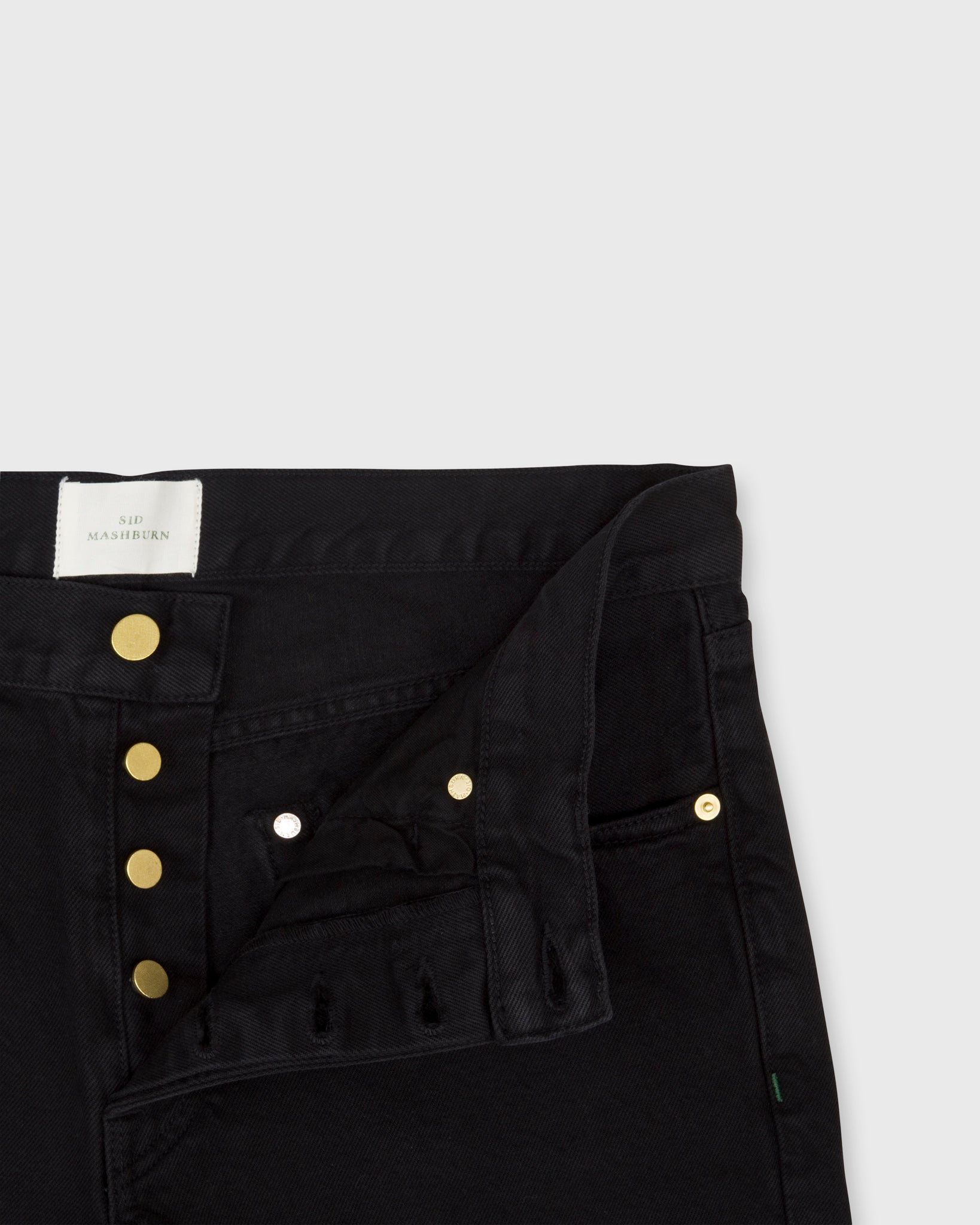 Slim Straight Jean in Black Garment-Dyed Denim | Shop Sid Mashburn