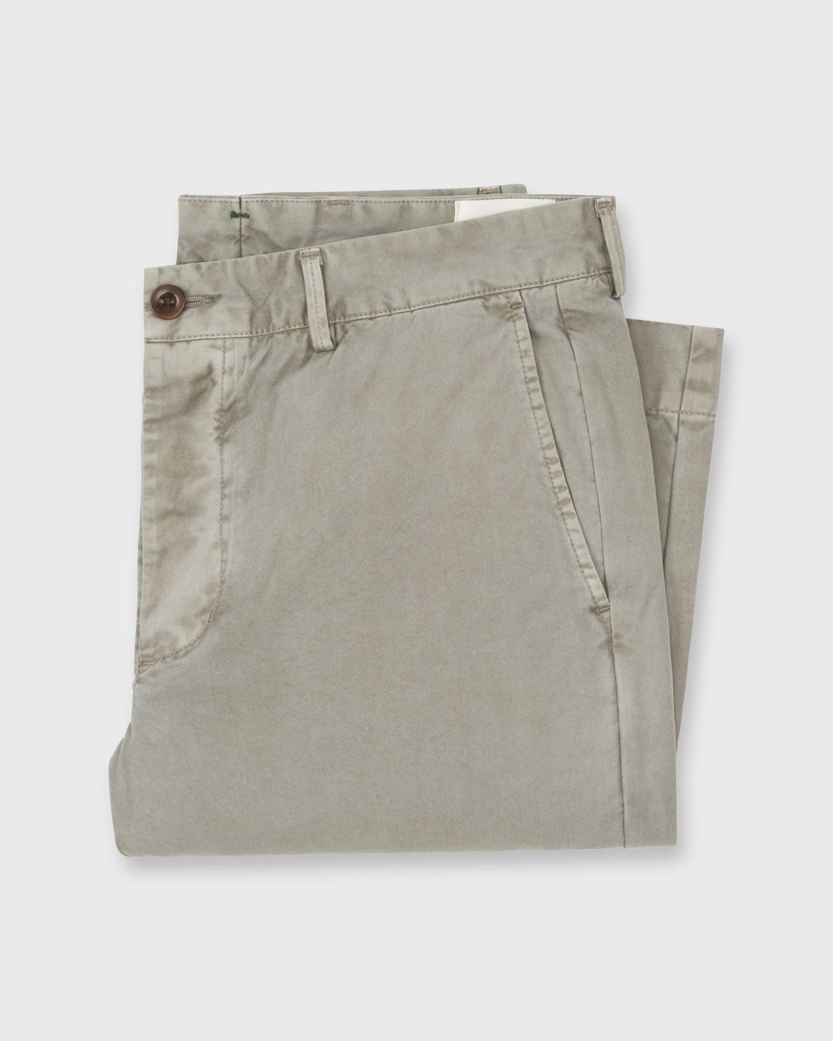 Garment-Dyed Field Pant in Spring Olive Lightweight Twill