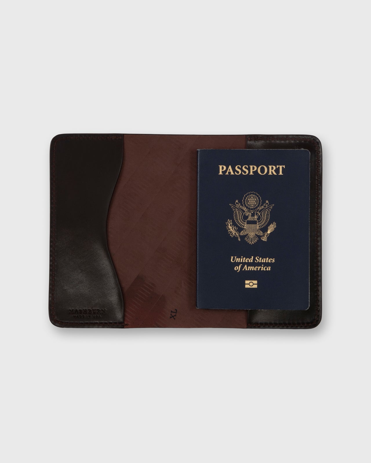 Passport Holder in Dark Brown Cordovan