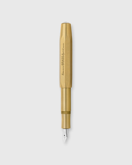 Classic Sport Fountain Pen in Brass