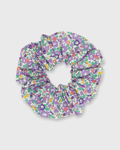 Large Scrunchie in Purple Multi Betsy Ann Liberty Fabric