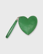 Load image into Gallery viewer, Heart Pouch in Green Leather
