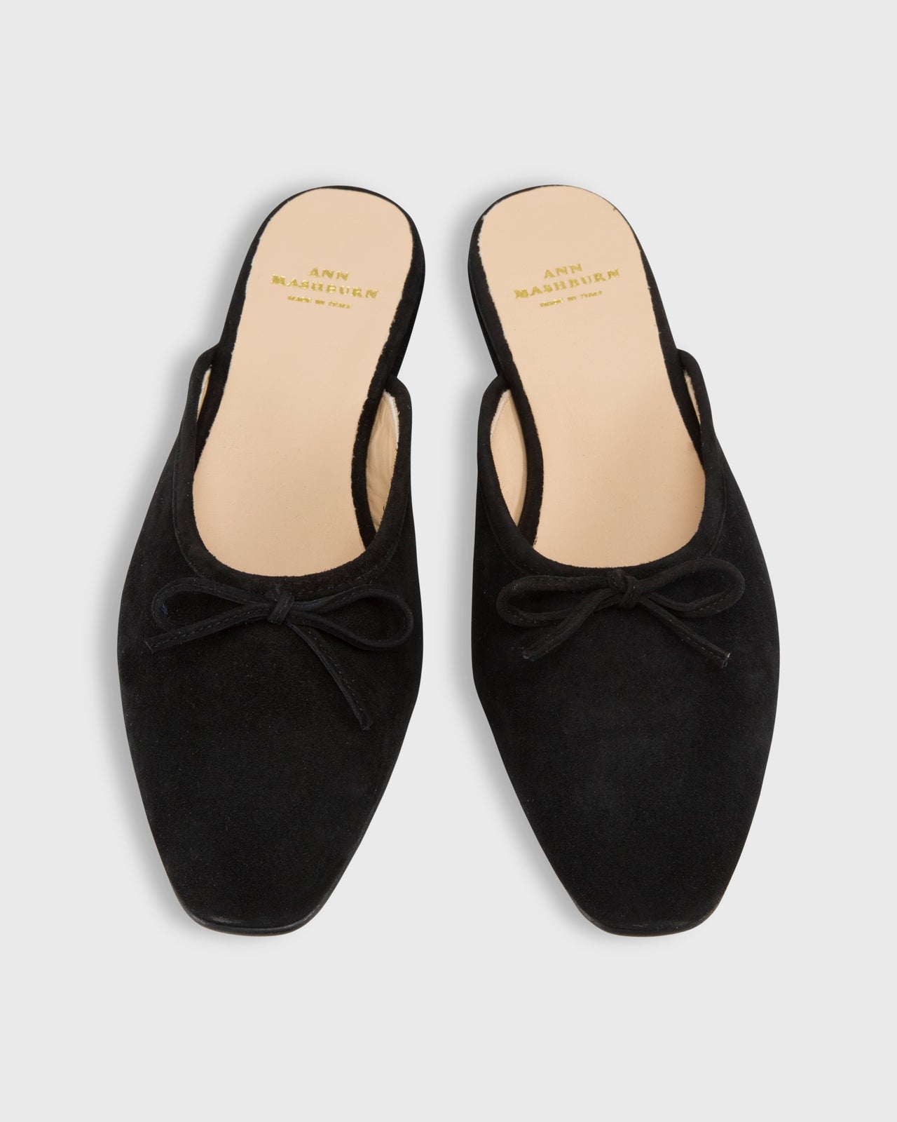 Joy Mule in Black Suede