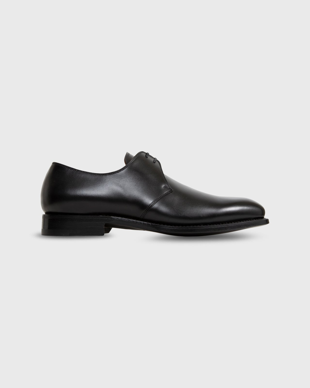 Two-Eyelet Gibson in Black Calfskin